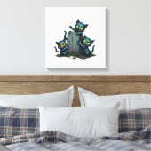 Zombie Kitten Opstand Canvas Afdruk (Insitu (Slaapkamer))