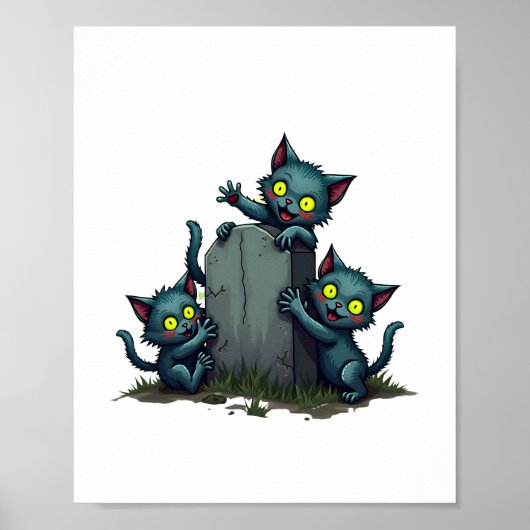 Zombie Kitten Opstand Poster (Voorkant)