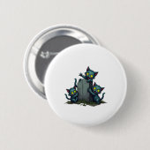 Zombie Kitten Opstand Ronde Button 5,7 Cm (Voorkant /achterkant)