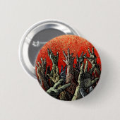 Zombie-knop Ronde Button 5,7 Cm (Voorkant /achterkant)
