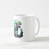 Zombie Koe Apocalyps Koffiemok (Voorkant rechts)