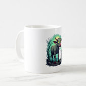 Zombie Koe Apocalyps Koffiemok (Voorkant links)