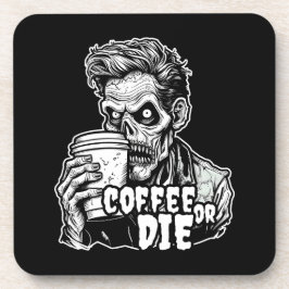 Zombie koffie of sterven bier onderzetter