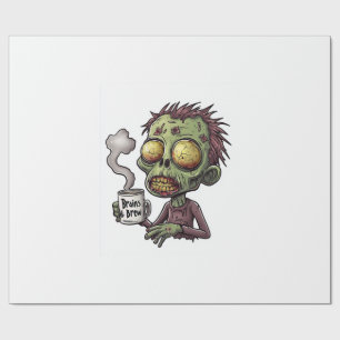 Zombie Koffietijd Cadeaupapier