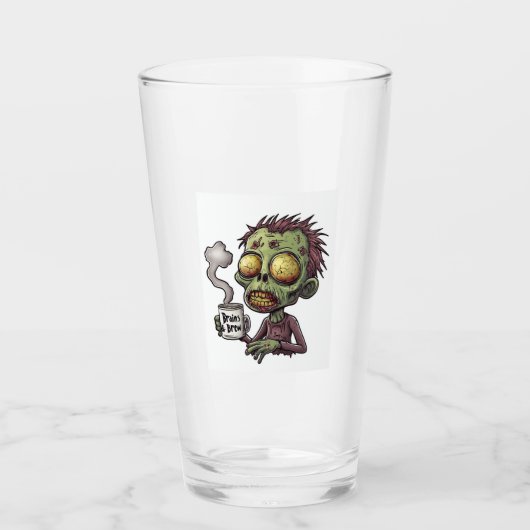 Zombie Koffietijd Glas (Voorkant)