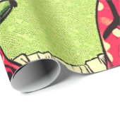 Zombie Koppel Retro Strips Cadeaupapier (Rol Hoek)