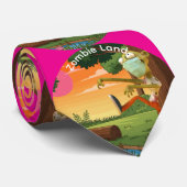 Zombie Land Neck Tie Stropdas (Opgerold)