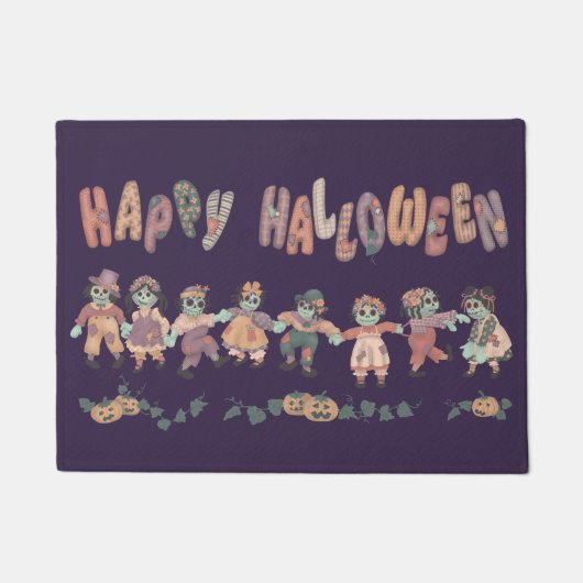 Zombie Lappenpop Voordeur Mat (Voorkant)