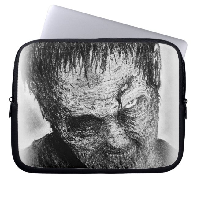 zombie-laptophoes laptop sleeve (Voorkant)