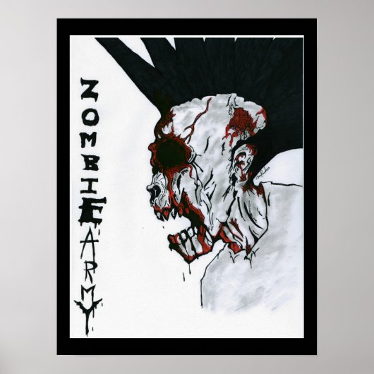 Zombie Leger Poster (Voorkant)