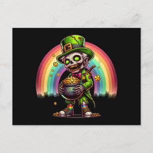 Zombie Leprechaun Briefkaart