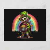 Zombie Leprechaun Briefkaart (Voorkant)