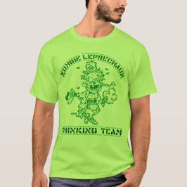 Zombie Leprechaun Drink team T-shirt