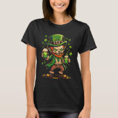 Zombie Leprechaun Irish St Paddy's Beer T-shirt (Voorkant)