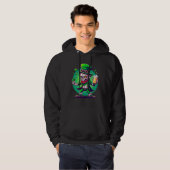 Zombie Leprechaun Irish St Paddy's Bier 1 Hoodie (Voorkant volledig)