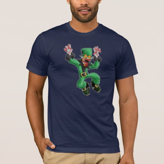 zombie leprechaun t-shirt (Voorkant)