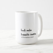 Zombie Librarische mok (Voorkant rechts)