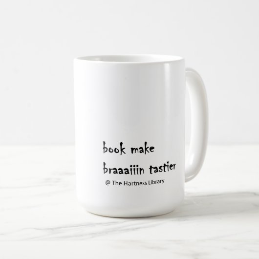 Zombie Librarische mok (Voorkant rechts)