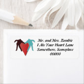 Zombie Liefde Hart Label (Insitu)