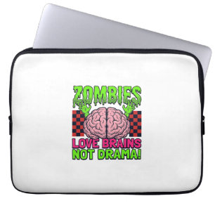 Zombie Liefde Hersenen Niet Drama Vintage Horror D Laptop Sleeve