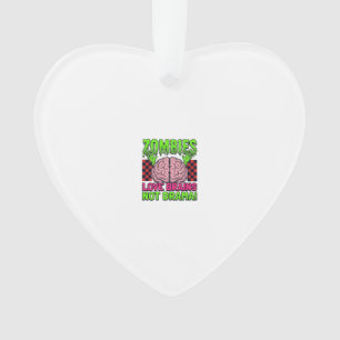 Zombie Liefde Hersenen Niet Drama Vintage Horror D Ornament