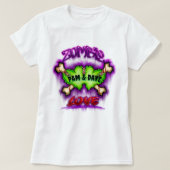 Zombie liefde T-shirt (Design voorkant)