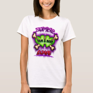 Zombie liefde T-shirt