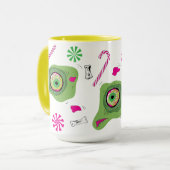 Zombie lieve dood en Snoep! Mok (Voorkant links)