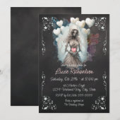 Zombie lijk bruids douche uitnodiging (Voorkant / Achterkant)