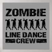 Zombie Line Dance Crew Poster (Voorkant)