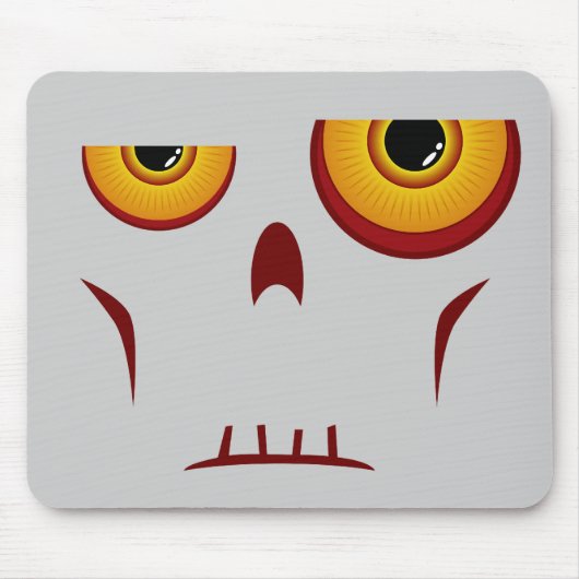 Zombie Long Face Mousepad Muismat (Voorkant)