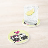 ZOMBIE LOS ZANDSTEEN ONDERZETTER (Zijkant)