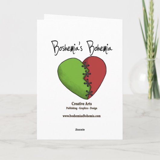 Zombie Love Bodies Hersenen en harten Valentijn Feestdagen Kaart (Achterkant)