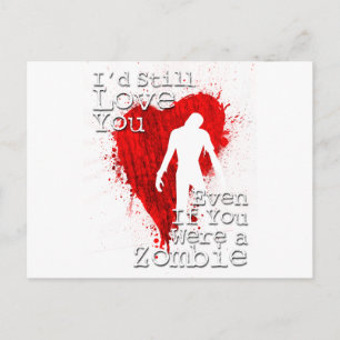 Zombie Love Briefkaart