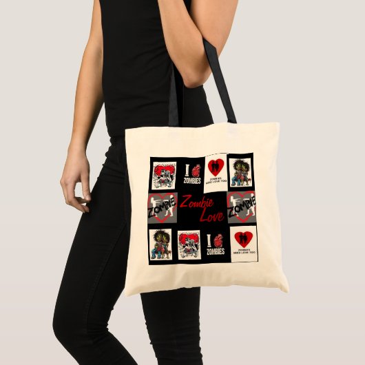 zombie love canvas tas (Voorkant (product))