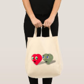 Zombie Love Grocery Bag Tote Bag (Voorkant (product))