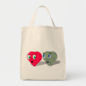 Zombie Love Grocery Bag Tote Bag (Voorkant)