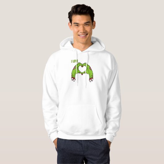 Zombie Love Hoodie (Voorkant volledig)