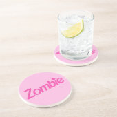 zombie love - ik hou van zombies zandsteen onderzetter (Zijkant)