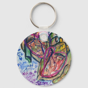 Zombie Love Poem Pendant Charm Sleutelhangers