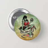 Zombie Love Ronde Button 5,7 Cm (Voorkant /achterkant)