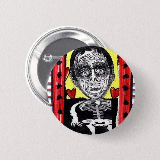 Zombie Love Ronde Button 5,7 Cm (Voorkant /achterkant)