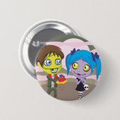 Zombie Love Ronde Button 5,7 Cm (Voorkant /achterkant)