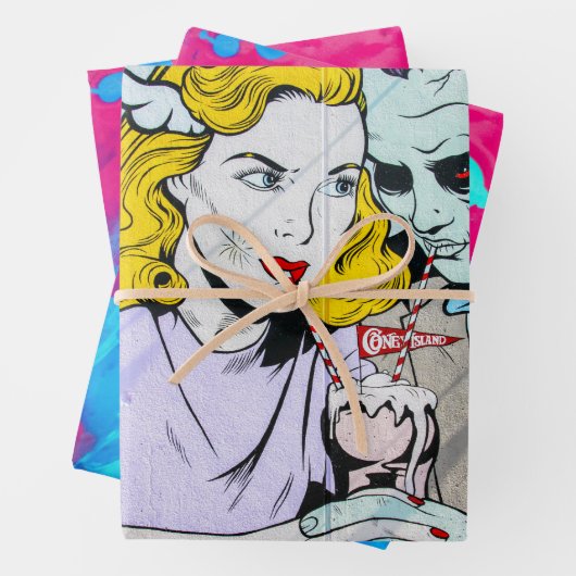 zombie love shake inpakpapier vel (In situ)