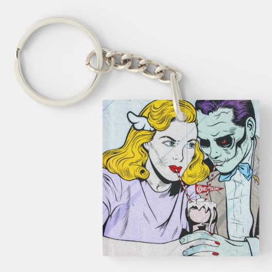 zombie love shake sleutelhanger (Voorkant)