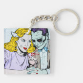zombie love shake sleutelhanger (Achterkant)