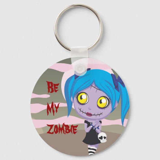 Zombie Love Sleutelhanger (Voorkant)