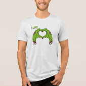 Zombie Love Tri-Blend Shirt (Voorkant)