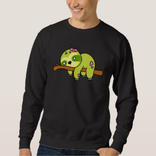 Zombie Luiaard Halloween Dier Schattig Monster Gra Trui