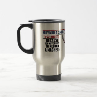 ZOMBIE MACHETE TRAVEL MUG REISBEKER